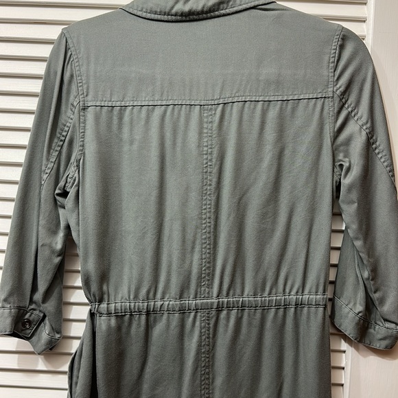 French Connection Kruger Tie Waist Shirt Dress - Picture 7 of 8